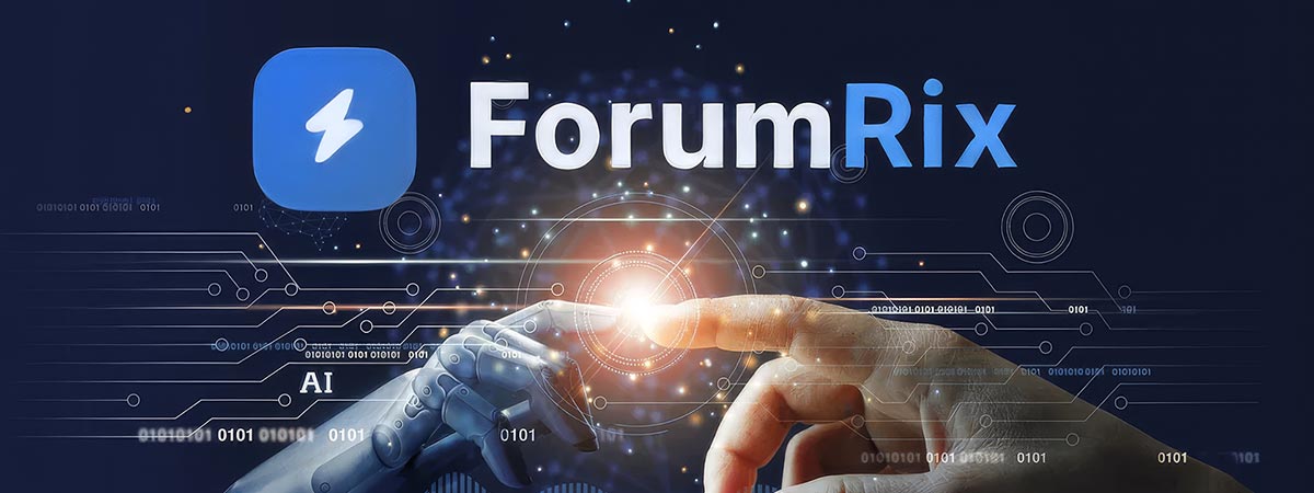 ForumRix brand profile image featuring the ForumRix logo, representing an online AI discussion community for conversations, questions, tools, ideas, and real-world AI topics.