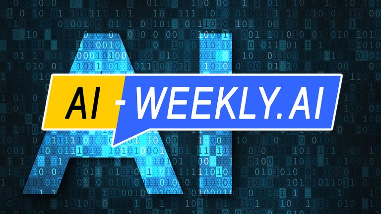 AI-Weekly for Tuesday, July 16, 2024 - Issue 121. This cover of the AI-Weekly newsletter depicts the letters 'AI' prominently displayed in a bright, digital blue font against a dark background. The background is filled with a pattern of binary code, consisting of ones and zeros, in varying shades of blue. The binary code appears to be cascading down the image, giving it a dynamic and technological feel, emphasizing the concept of artificial intelligence and digital information. The overall aesthetic is modern and futuristic, highlighting the advanced nature of AI technology.