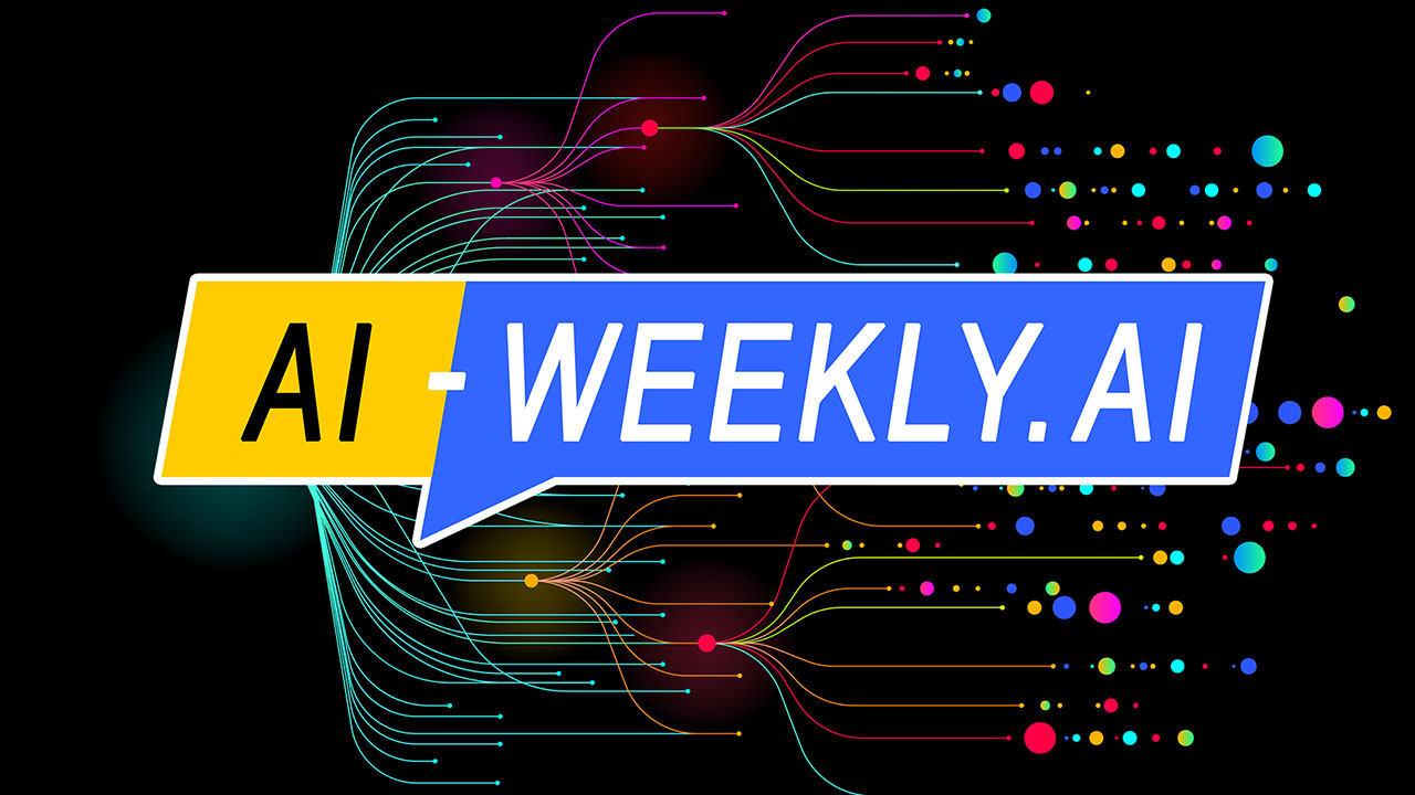 AI-Weekly for Tuesday, August 6, 2024 - Issue 124. This cover of the AI-Weekly newsletter depicts a colorful, abstract representation of a branching network against a black background. Starting from the left, a single point emits numerous curving lines that split into multiple branches, forming a tree-like structure. These lines, in shades of cyan, magenta, yellow, and green, lead to variously sized, brightly colored dots scattered across the right side of the image. The dots vary in color, including pink, blue, yellow, and green, and are arranged in a way that suggests connectivity and flow. The overall effect is a vibrant, dynamic visualization, reminiscent of data flow or neural networks.