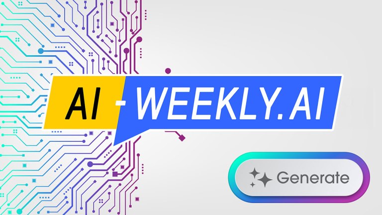 AI-Weekly for Tuesday, March 25, 2025 - Issue 157. This cover of the AI-Weekly newsletter depicts a digital illustration featuring a stylized AI microchip with the letters 'AI' at its center, surrounded by an intricate network of circuitry in shades of purple, blue, and green. The left side of the image is densely packed with interconnected lines and nodes, resembling a circuit board, while the right side is mostly blank with a modern, glowing 'Generate' button featuring sparkles. The background is light gray, emphasizing the vibrant circuitry and futuristic theme.